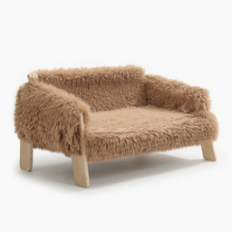 Canapé pour chat sur pieds en bois Sofao