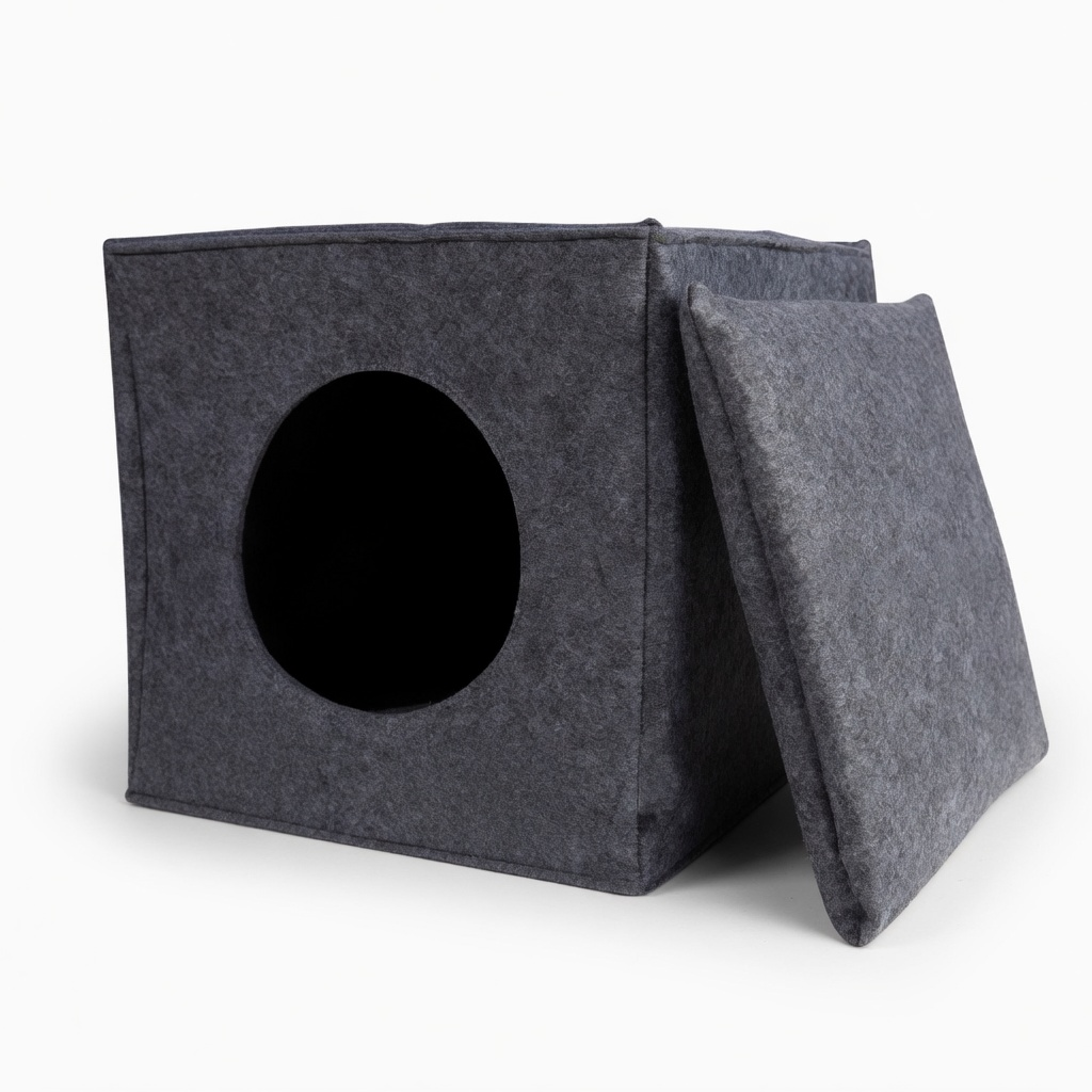 Cabane cube en feutre Cubby