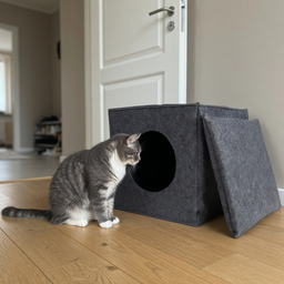Cabane cube en feutre Cubby