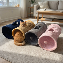 Tunnel de jeu pliable en daim Tunplay