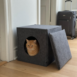 Cabane cube en feutre Cubby