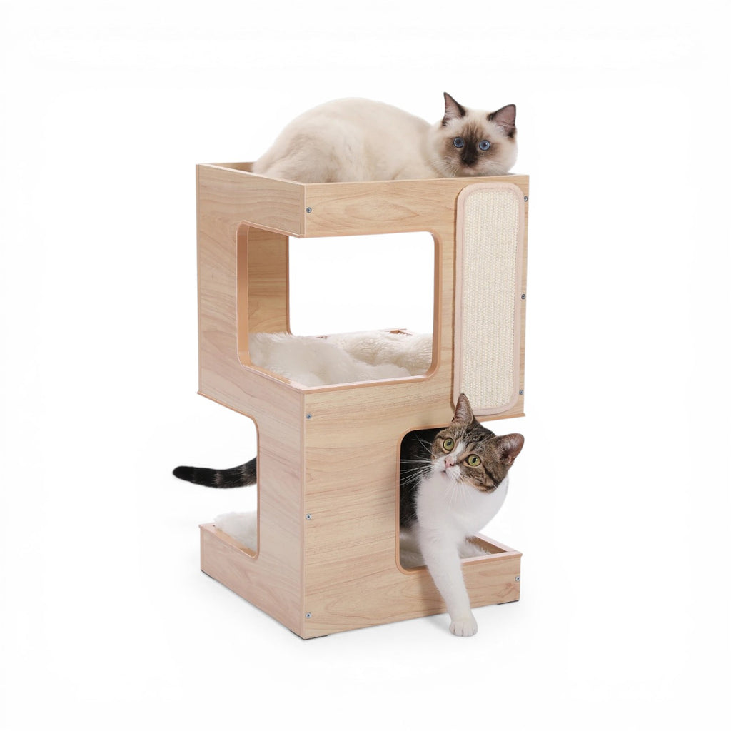 Arbre à Chat Bois Moderne Lampezza