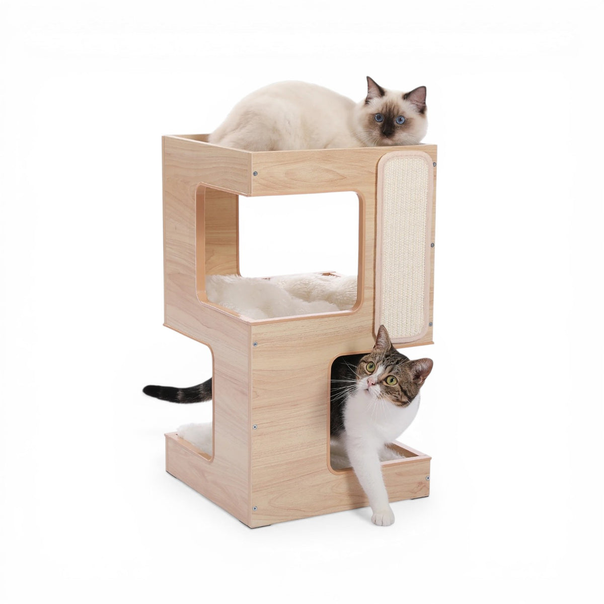Arbre à Chat Bois Moderne Lampezza