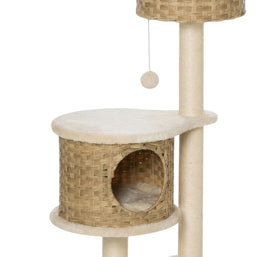 Arbre à Chat en Design Rotin Gorfolino