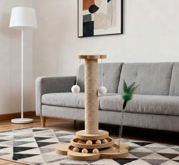 Griffoir Chat en Bois Design Gioga