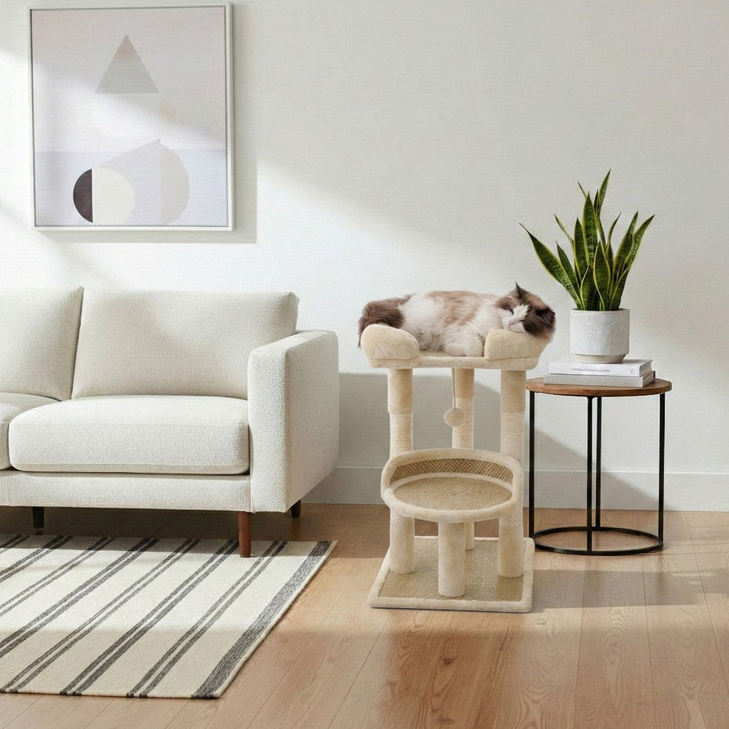 Arbre à Chat Design Beige Elora