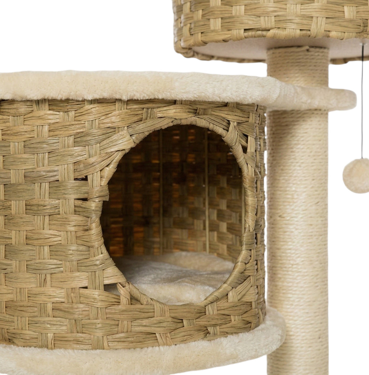 Arbre à Chat en Design Rotin Gorfolino