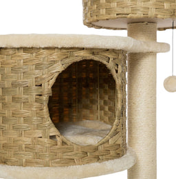 Arbre à Chat en Design Rotin Gorfolino