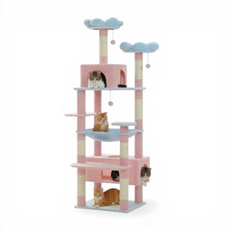 Arbre à Chat Design Nuage 184cm Biola