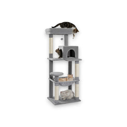 Arbre à chat Multi-Niveaux Gris Bello