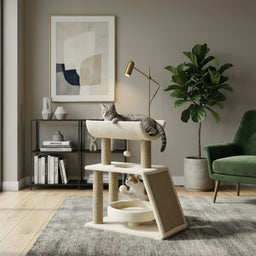 Arbre à Chat Design 76cm Moka