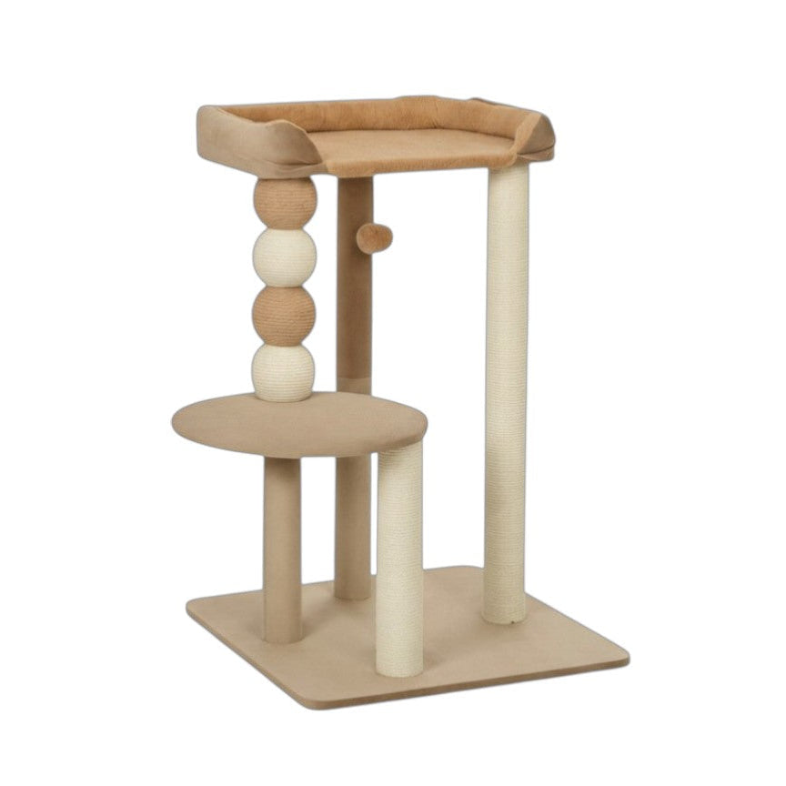 Arbre à Chat avec 56 x 54 x 86 cm Marron 2 Niveaux - Jasmin