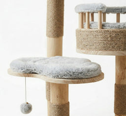 Arbre à Chat en Bois Massif Boami