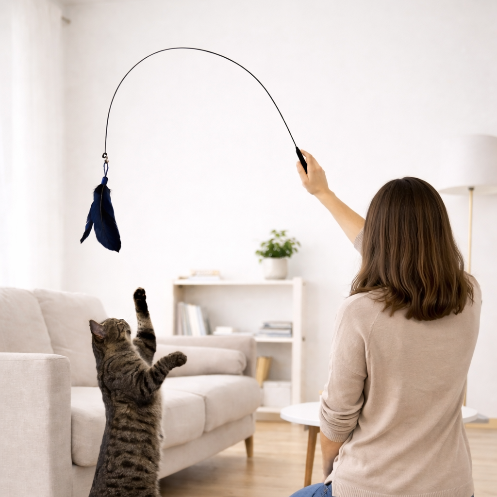 Jouet interactif pour chat Plaifu