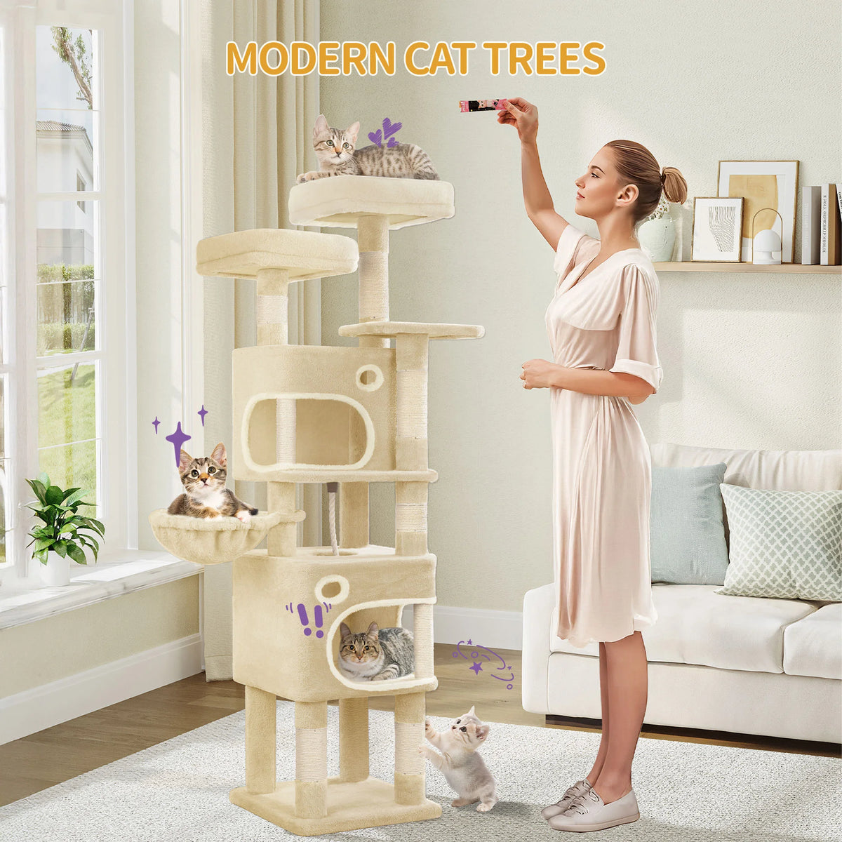 Arbre à XXL 180cm Tour de Jeux - ALDO