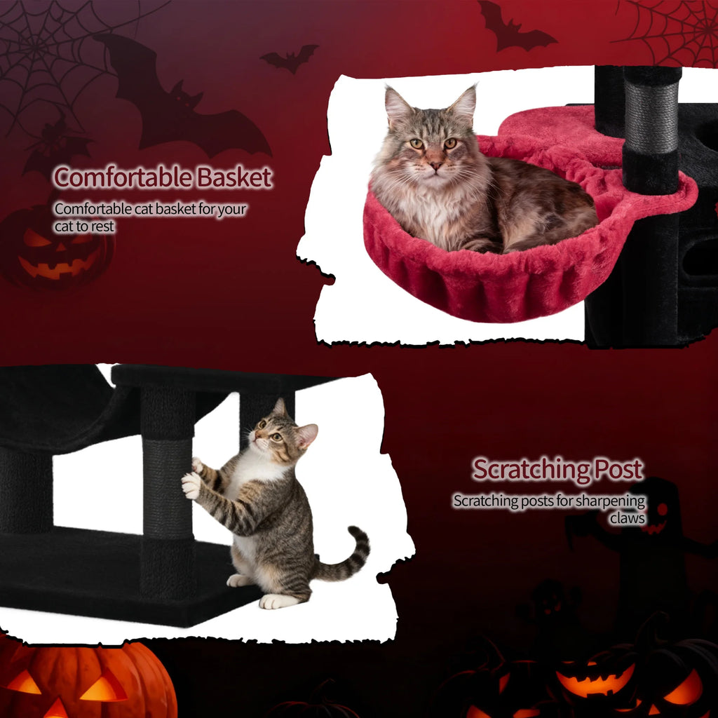 Arbre à Chat XXL Multi-Niveaux - Tour Forteresse FELINDRA