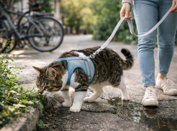 Harnais et laisse pour chat Noscape