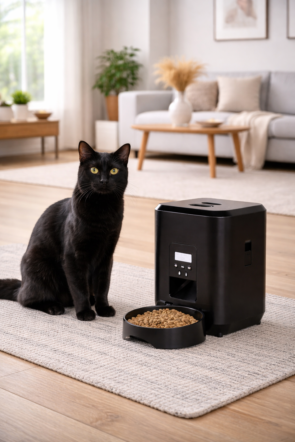 Distributeur automatique croquette chat Linko