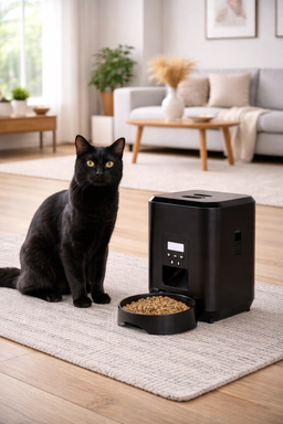 Distributeur automatique croquette chat Linko