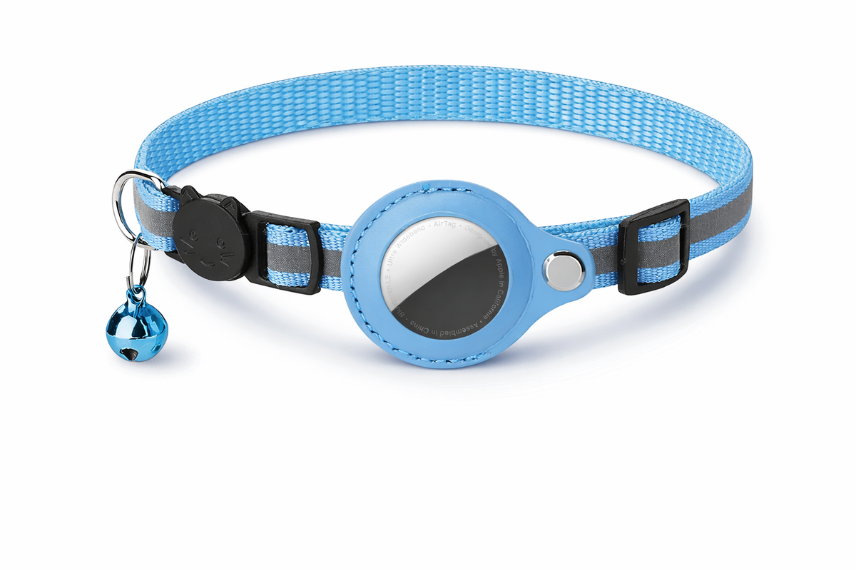 Collier GPS AirTag pour chat Tagloc