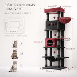 Arbre à Chat XXL Forteresse Felindui