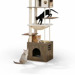 Arbre à Chat en Bois XXL Ruby