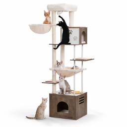 Arbre à Chat en Bois XXL Ruby