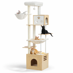 Arbre à Chat en Bois XXL Ruby