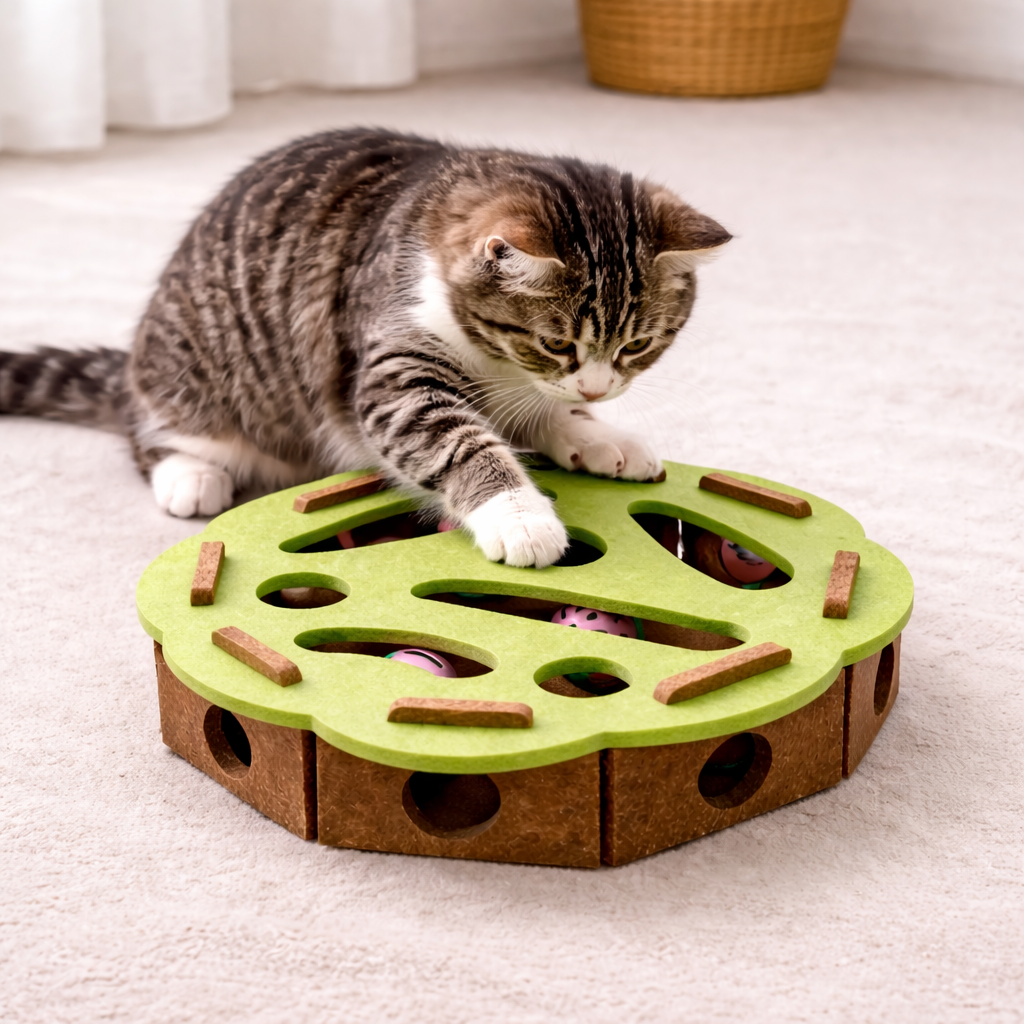 Jouet pour chat interactif Puzzly