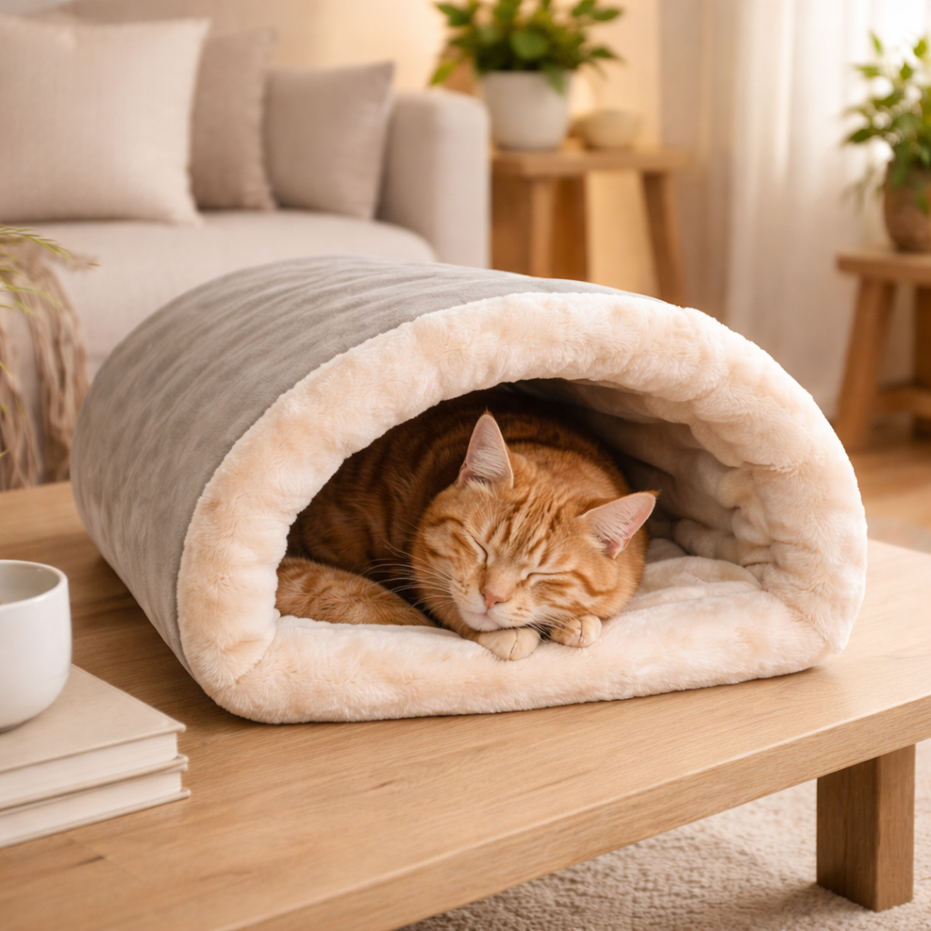Panier pour chat Sac de couchage Cocony