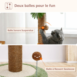 Griffoir pour chat poteau Coco