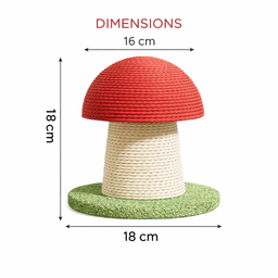 Griffoir pour chat design champignon Champy