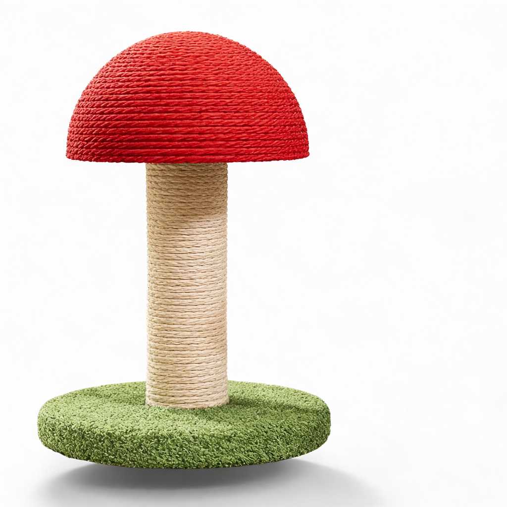 Griffoir pour chat design champignon Champy