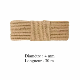 Corde en sisa à chat pour griffoir Diygrif