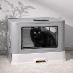 Bac à litière fermé pour chat XXL Fouro