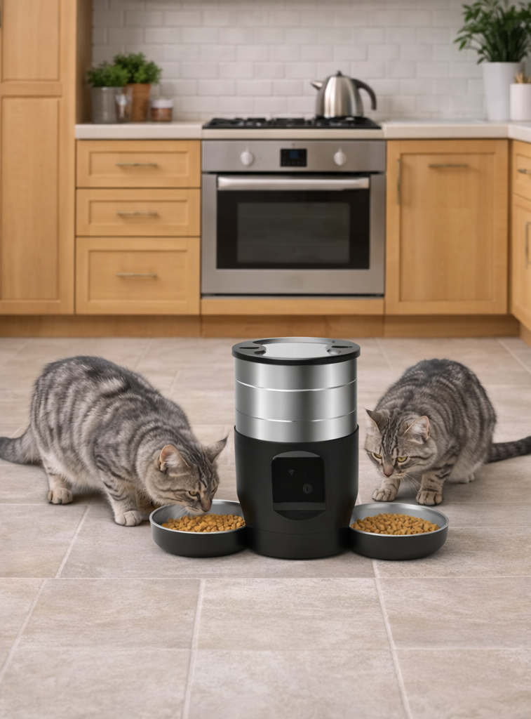 Distributeur automatique croquette chat double sortie Autofed