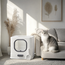 Bac à litière chat fermé Hyeco