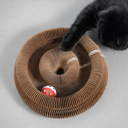 Jouet griffoir pour chat avec balle Pleyro