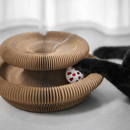 Jouet griffoir pour chat avec balle Pleyro