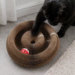 Jouet griffoir pour chat avec balle Pleyro