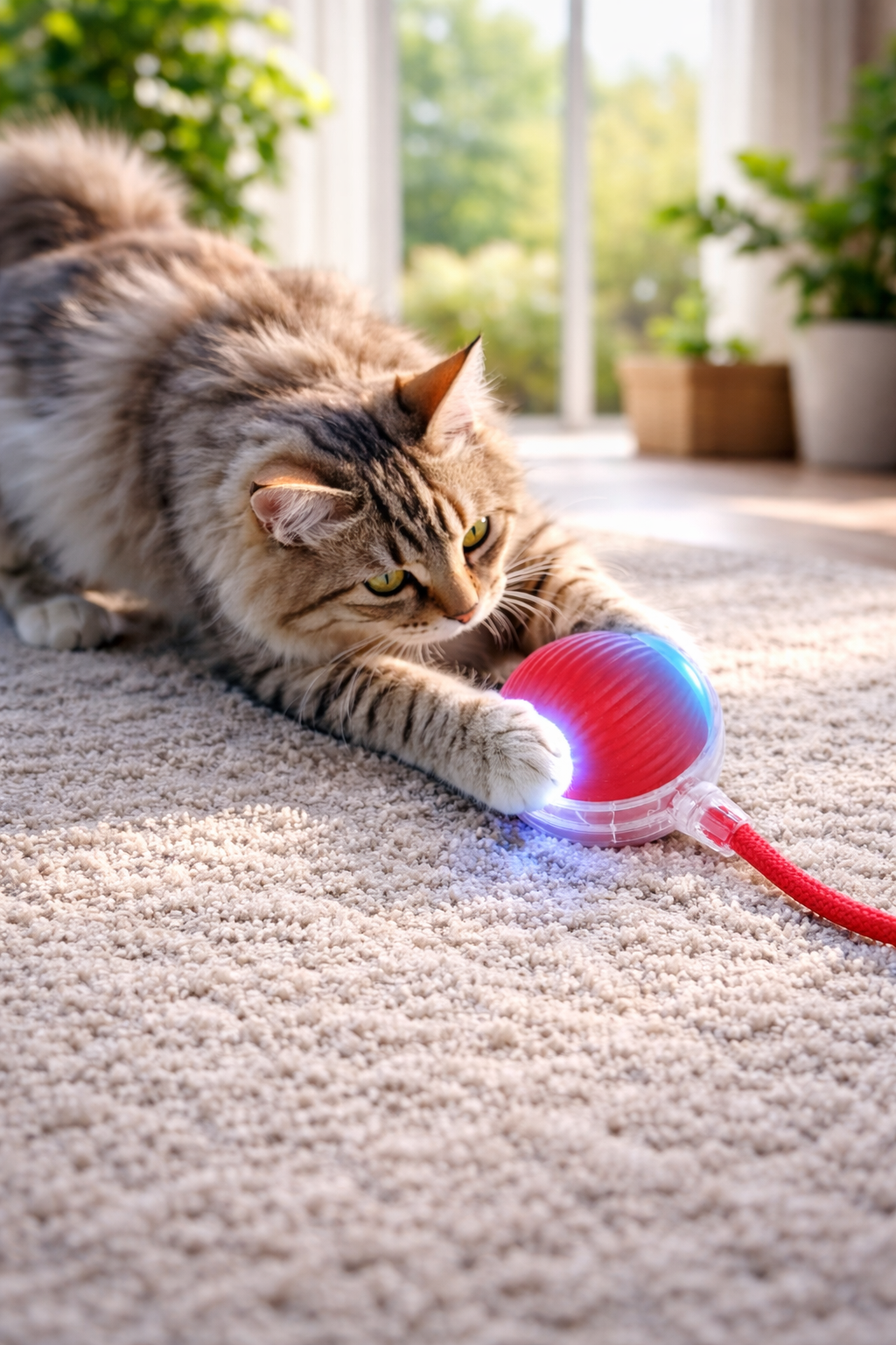 Jouet balle intéractive pour chat Joumao