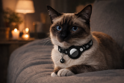 Collier GPS AirTag pour chat Tagloc