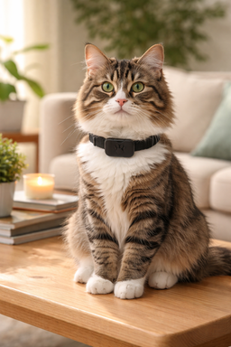Collier GPS pour chat Cattou