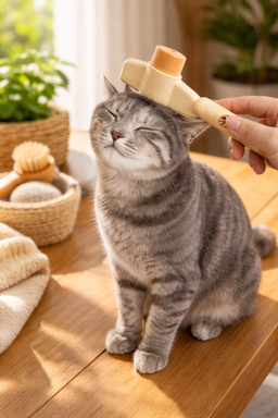 Brosse anti-poil pour chat Removy