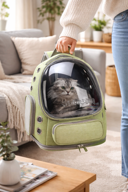 Sac à dos de transport respirant pour chat Geobag