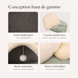 Panier pour Chat en Igloo Slipcat