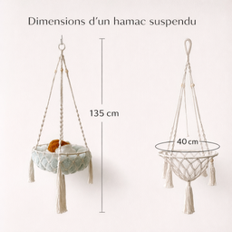 Panier pour chat suspendu Confyt
