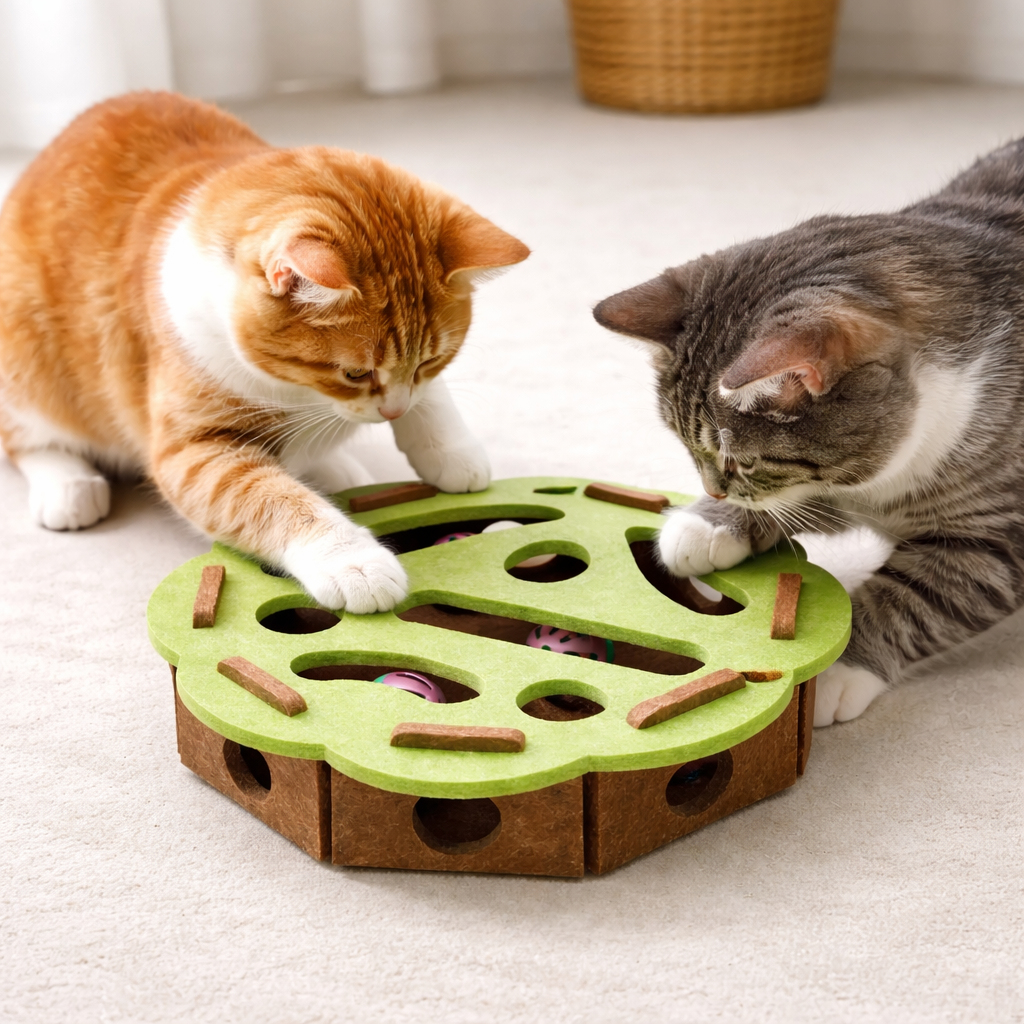 Jouet pour chat interactif Puzzly