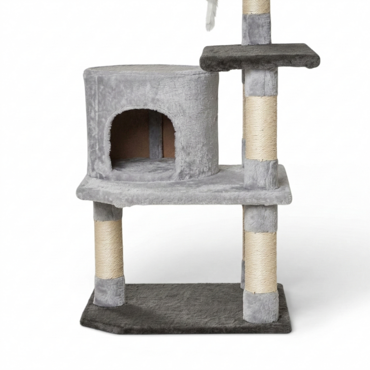 Arbre à Chat 48X48X100 cm Multi-Niveaux avec Niche Design - COSMO