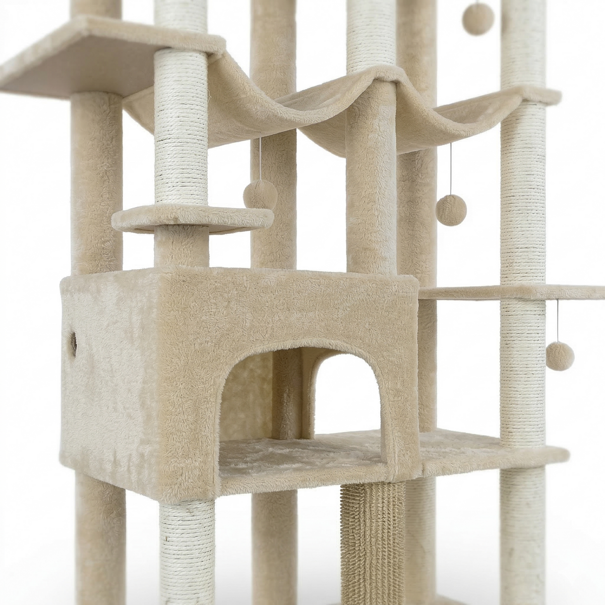 Arbre à Chat Tour XXL 2m Beige - FESTINA